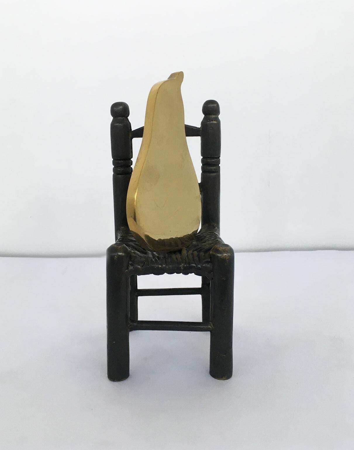 1989 Italy Bronze Abstract Sculpture Concetto Pozzati In Posa photo for sale
