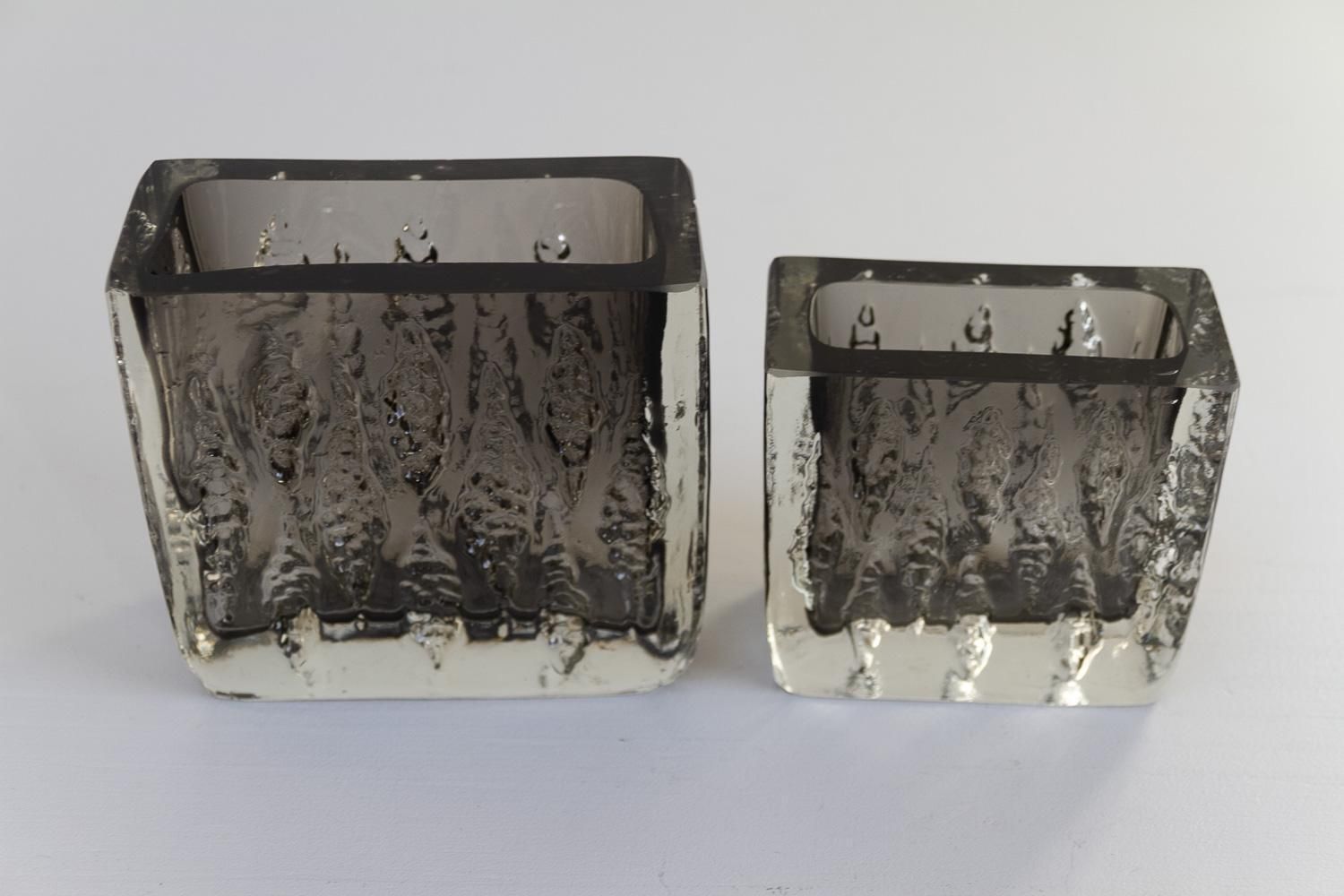 Sommerso Glass Vases By Kurt Wokan For Ingrid Glashütte, 1970s. photo 382.0