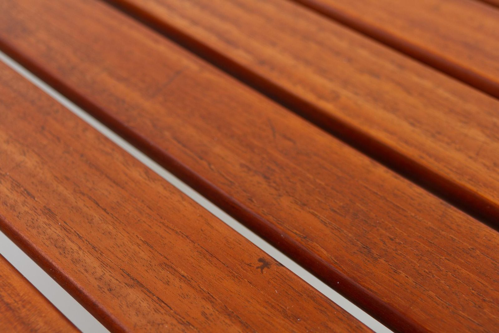 Danish Modern Teak And Beech Bench, 1950s photo vintage