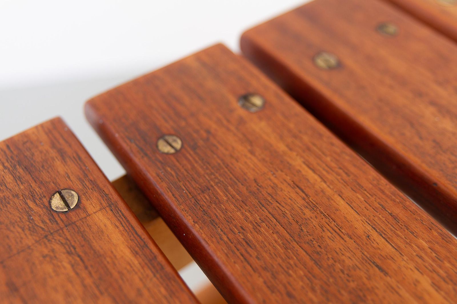 photo furniture Danish Modern Teak And Beech Bench, 1950s
