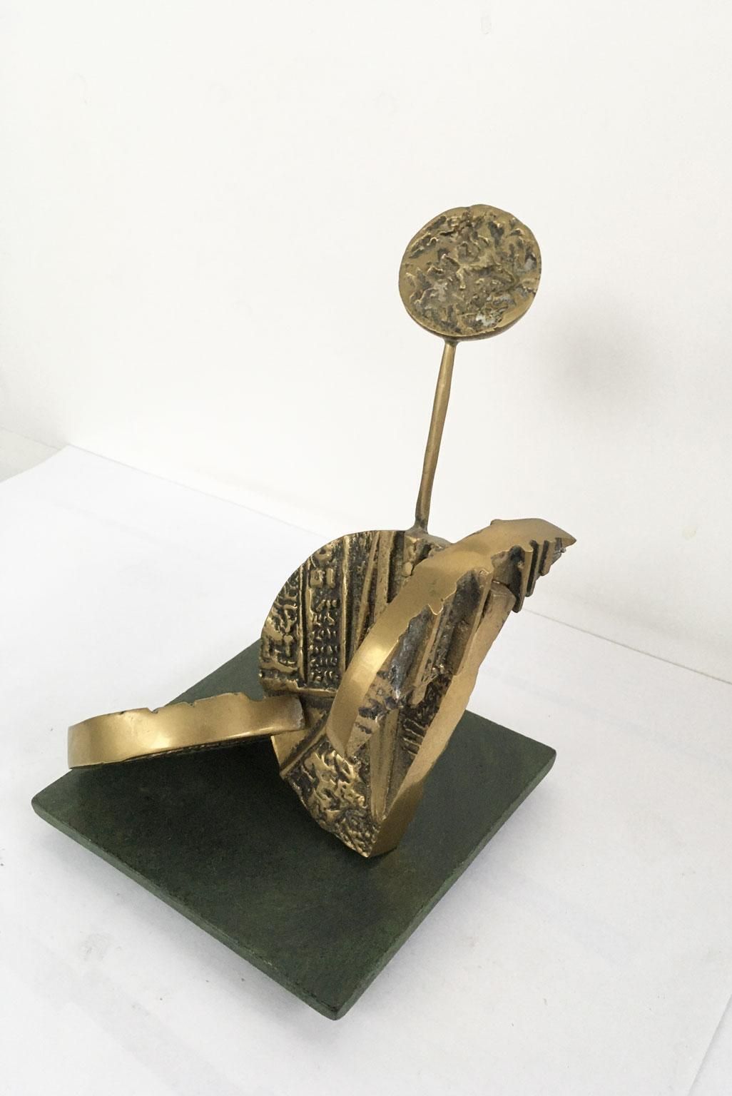 1980 Italy Abstract Bronze Sculpture Luciana Matalon Archeologia Del Pensiero photo 1028.0