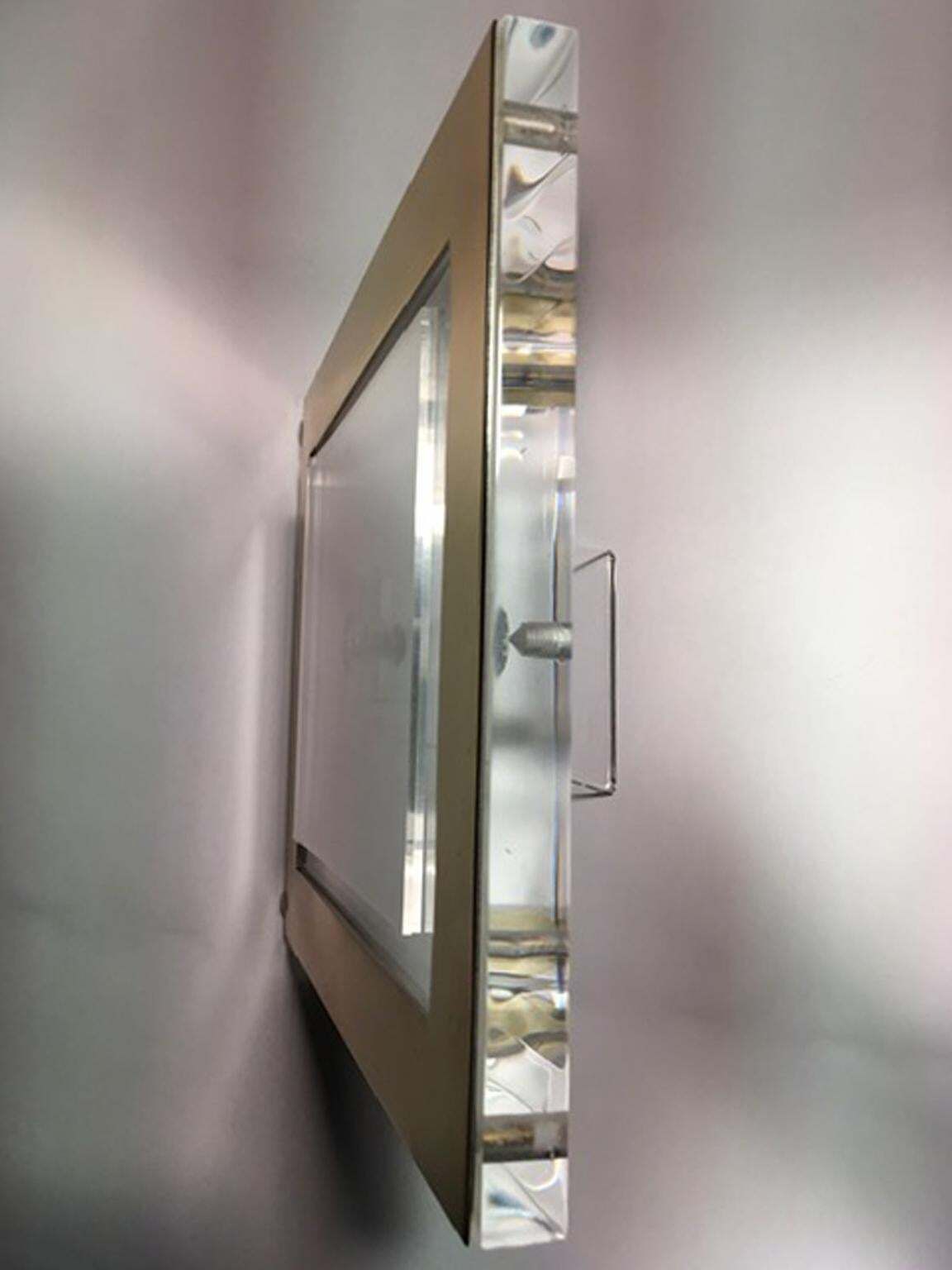 Italy Brass And Plexiglass Frame Midcentury Design Style, Contemporary Product photo buy