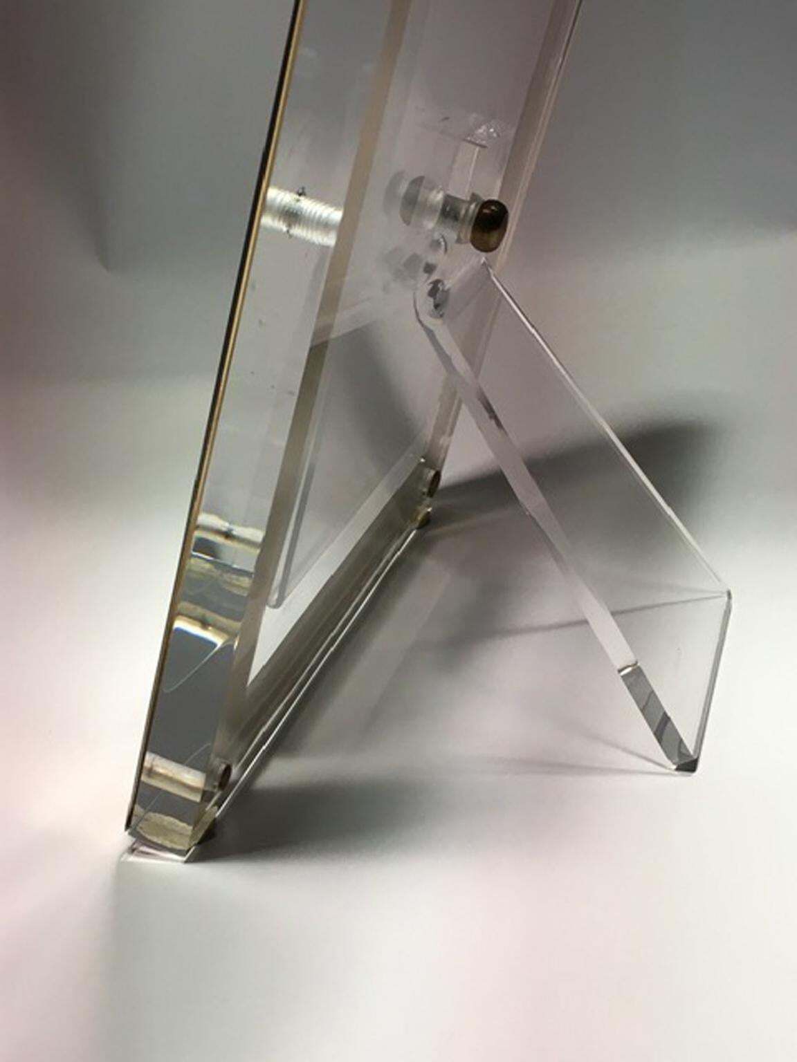photo for sale Italy Brass And Plexiglass Frame Midcentury Design Style, Contemporary Product