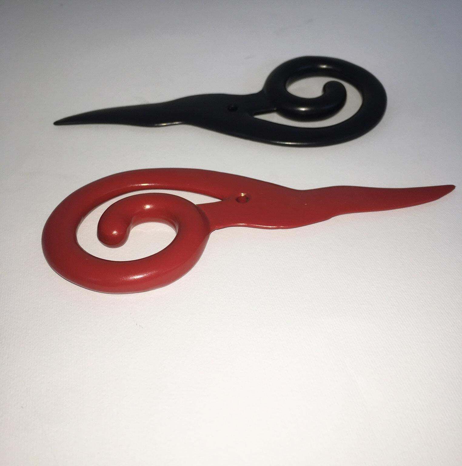 Italy 1980 Post Modern Abstract Red Laquered Bronze Sculpture Prospero Rasulo photo buy