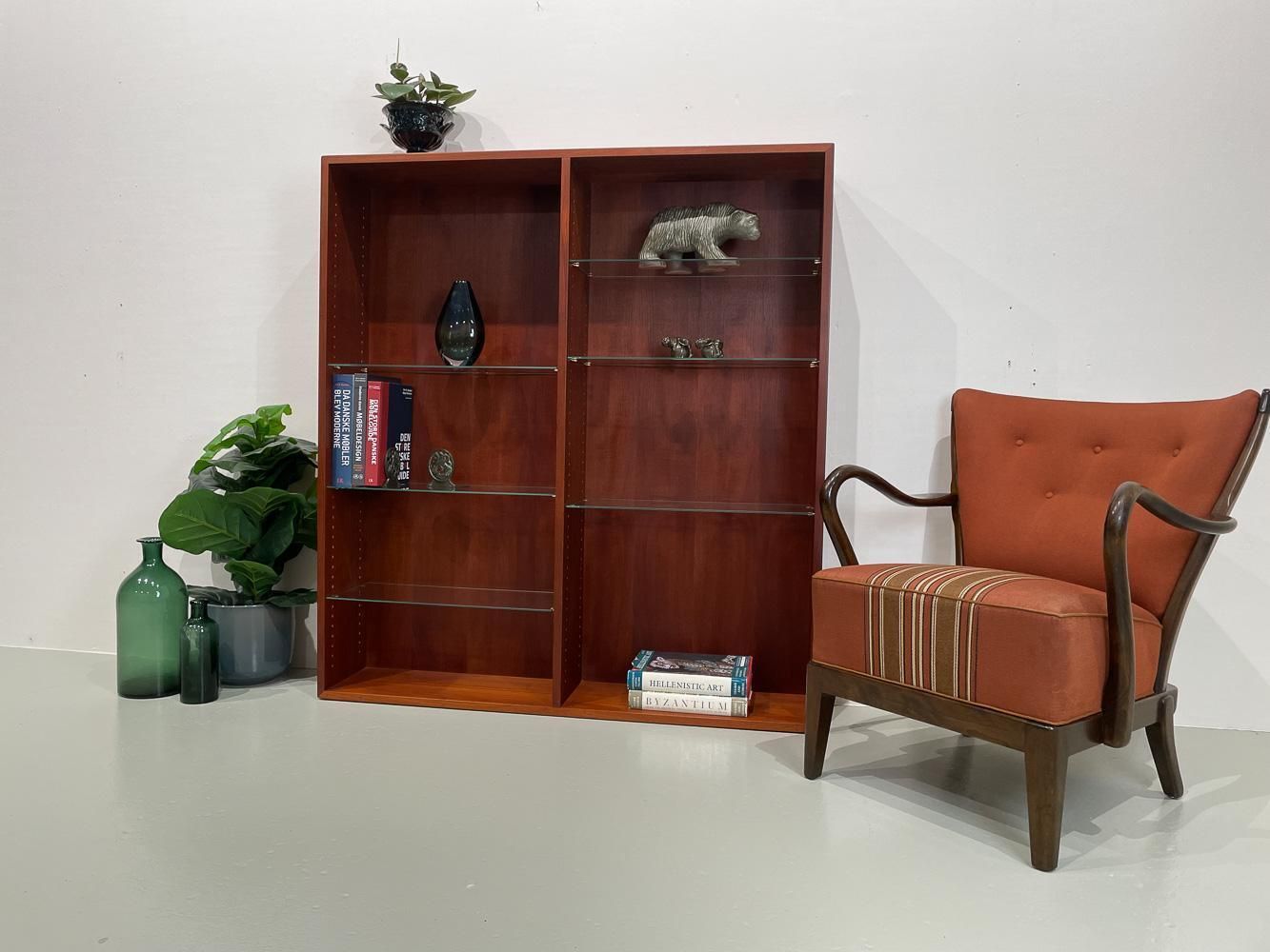 photo vintage Danish Modern Teak Bookcase By Børge Mogensen For Fdb Møbler, 1950s