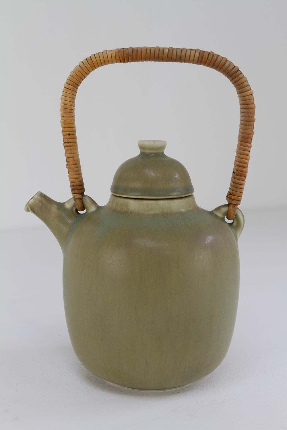 676.0 Mid Century Teapot By Frode Bahnsen For Palshus, 1960s. photo