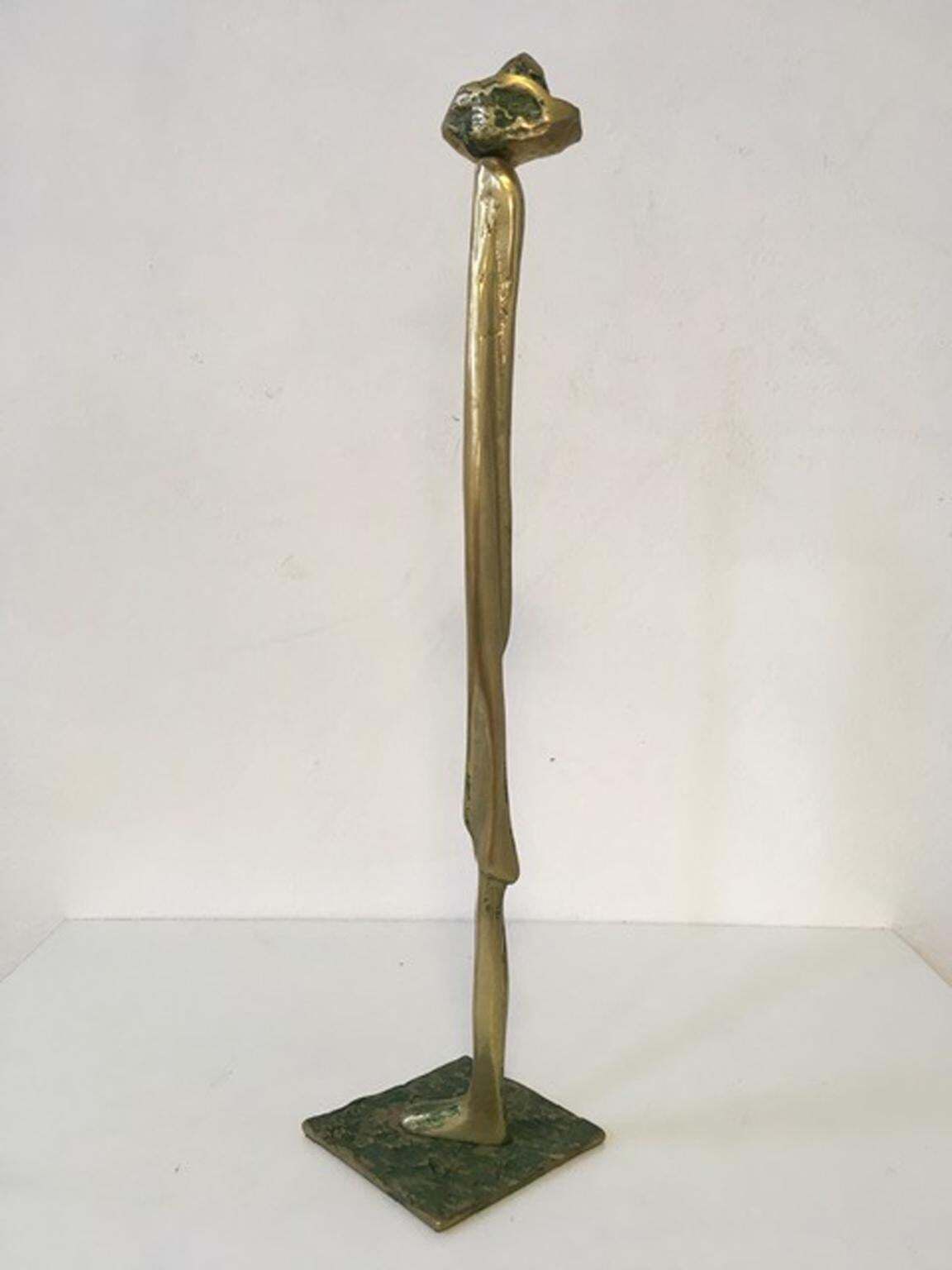 1980 Italy Post Modern Abstract Figurative Bronze Sculpture By Marisa Ruberti photo vinterior