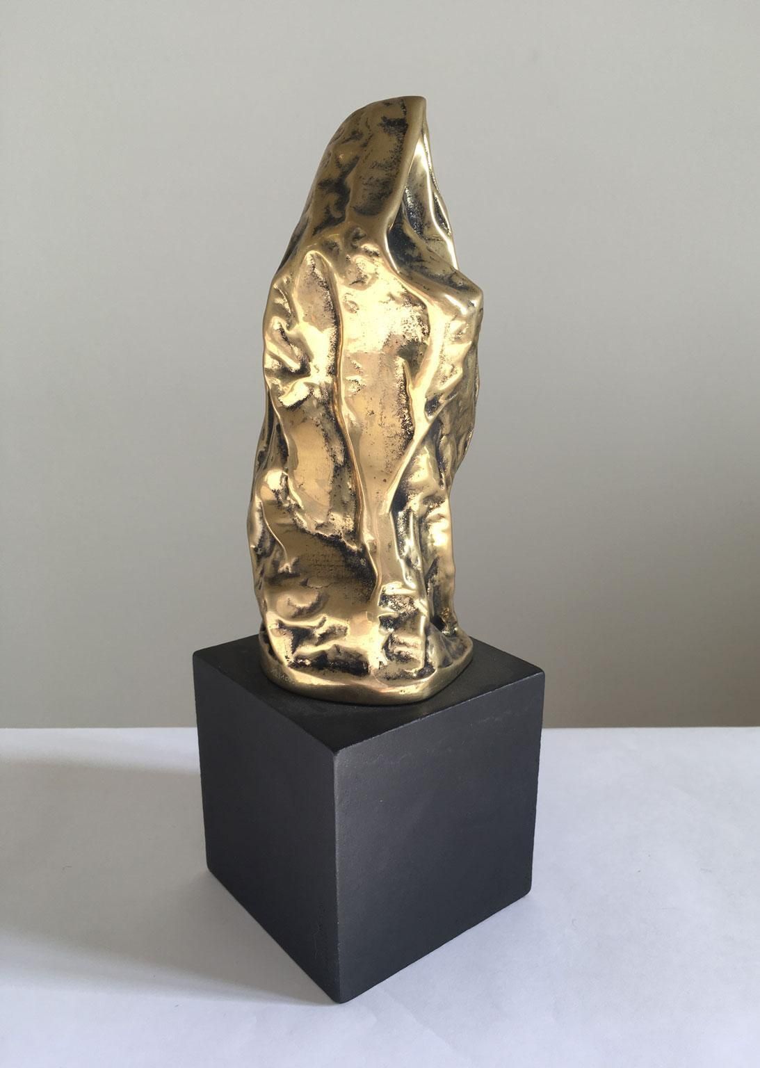 1980 Italy Post Modern Cristina Roncati Bronze Abstract Sculpture Donna Velata photo for sale