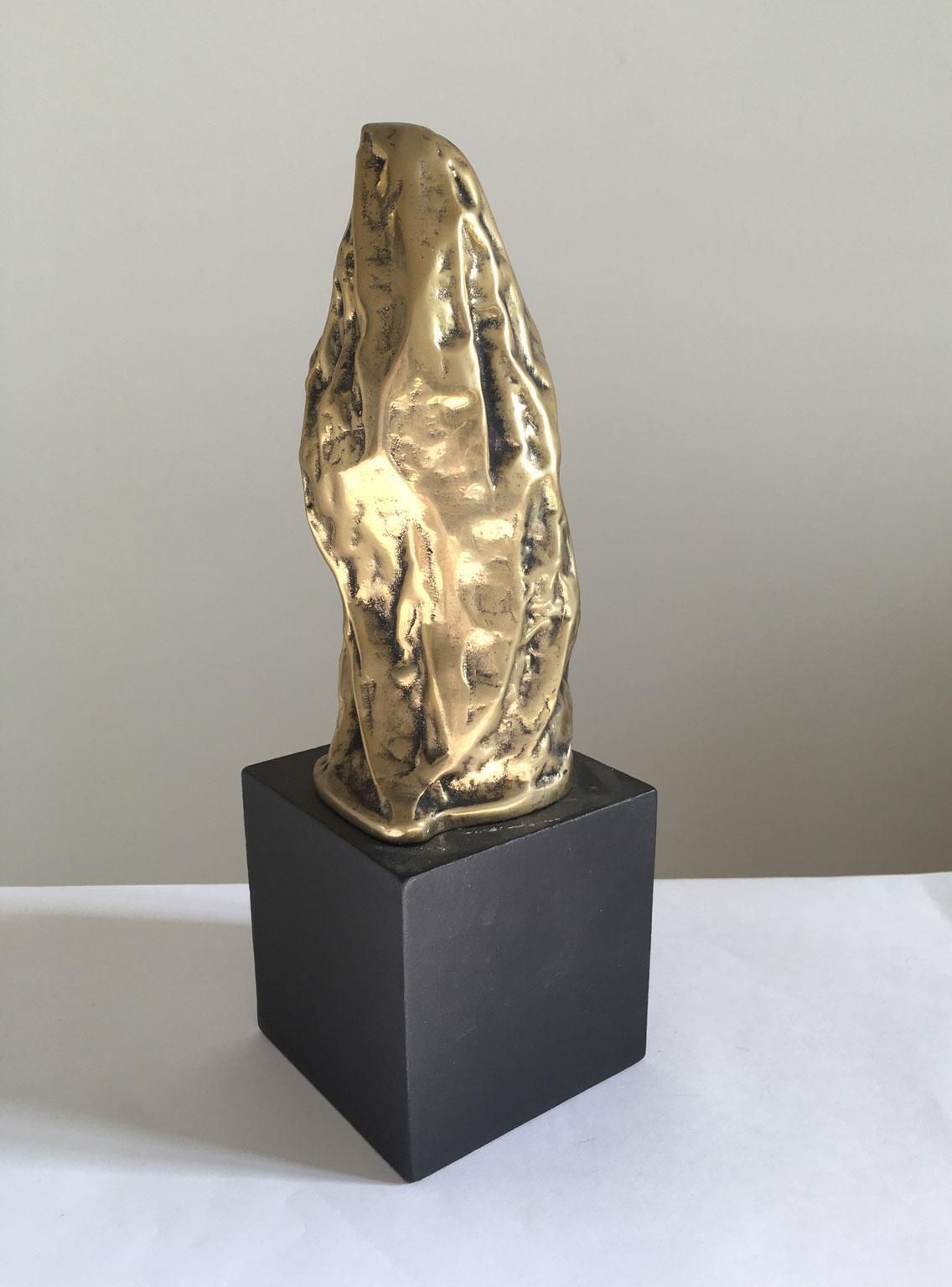 1980 Italy Post Modern Cristina Roncati Bronze Abstract Sculpture Donna Velata photo vintage