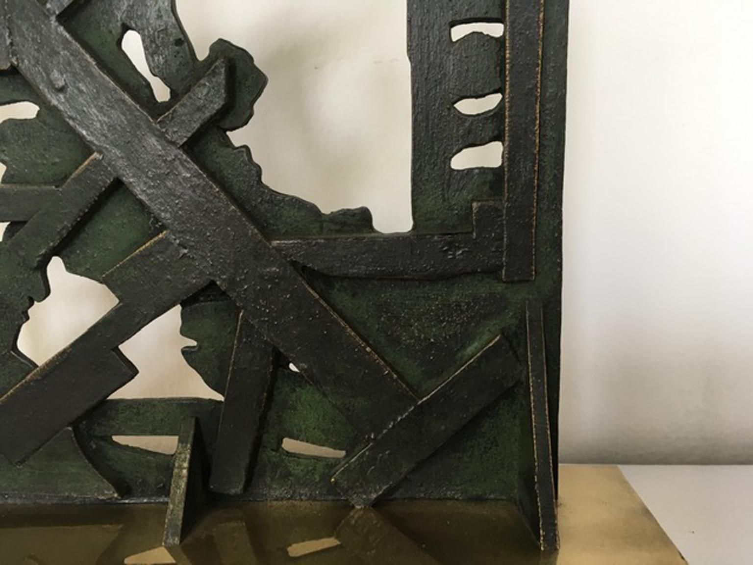 photo for sale Italy 1980 Abstract Sculpture By Nevio De Luca