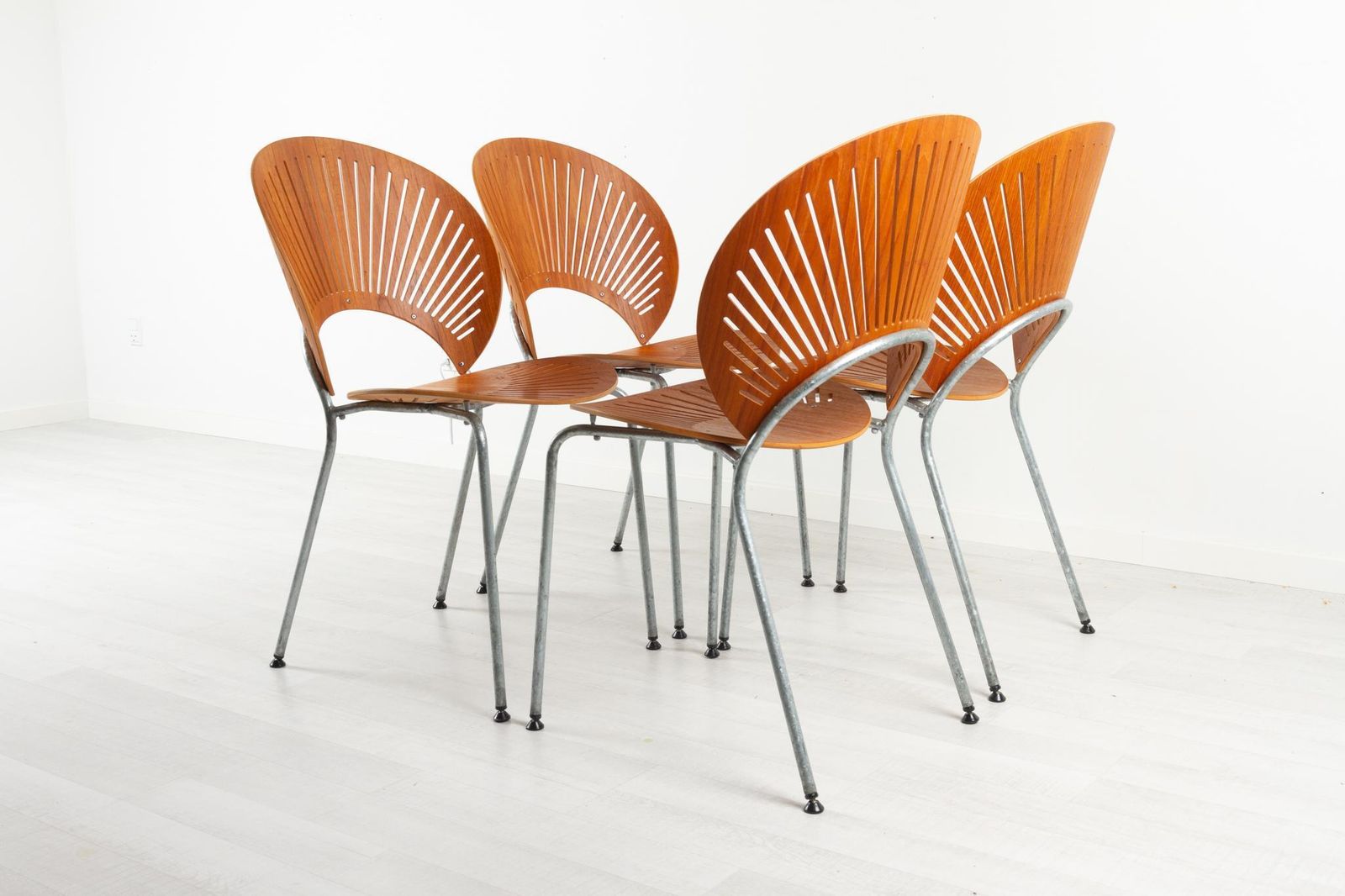 Trinidad Teak Dining Chairs By Nanna Ditzel 1990s Set Of 4 photo Furniture