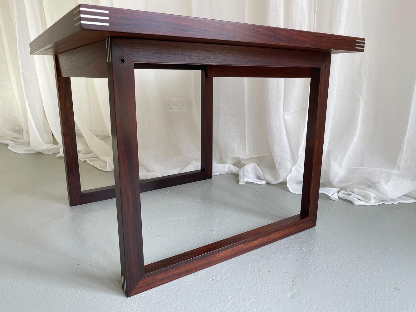 photo buy Danish Modern Rosewood Side Table By Rud Thygesen For Heltborg Møbler, 1960s.