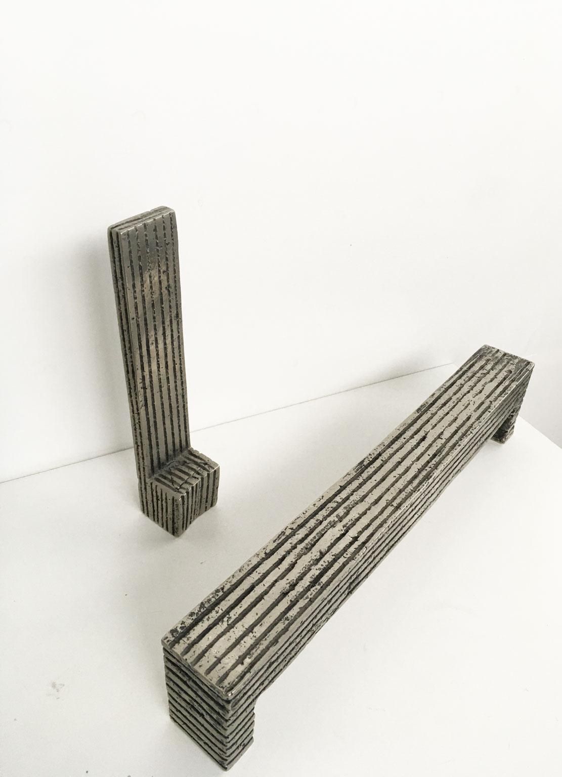photo for sale 1980 Italy Bronze Abstract Sculpture Urano Palma Tavolo Del Politico E Sedia