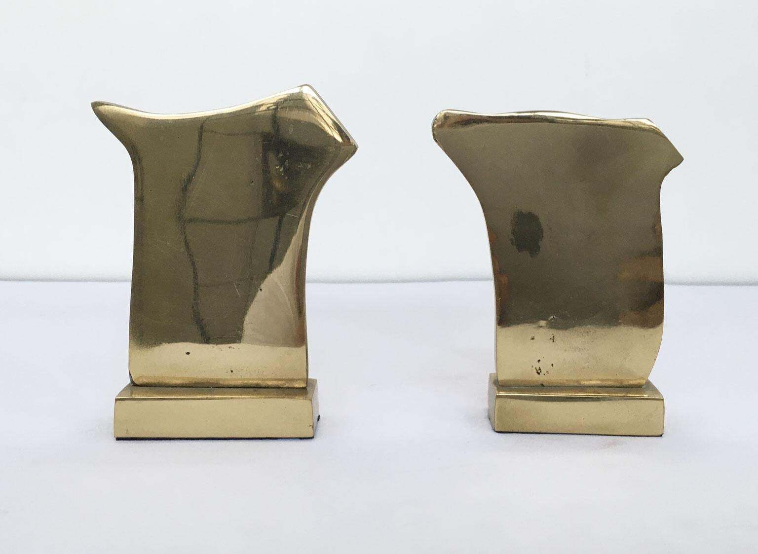 photo buy 1980 Italy Post Modern Bronze Abstract Sculpture Ottorino Tonelli Eva