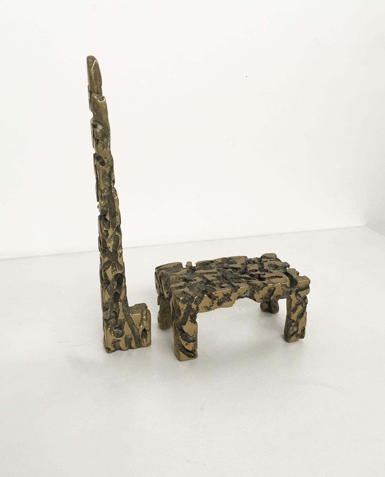 1980 Italy Bronze Abstract Sculpture By Urano Palma Simbiosi photo buy