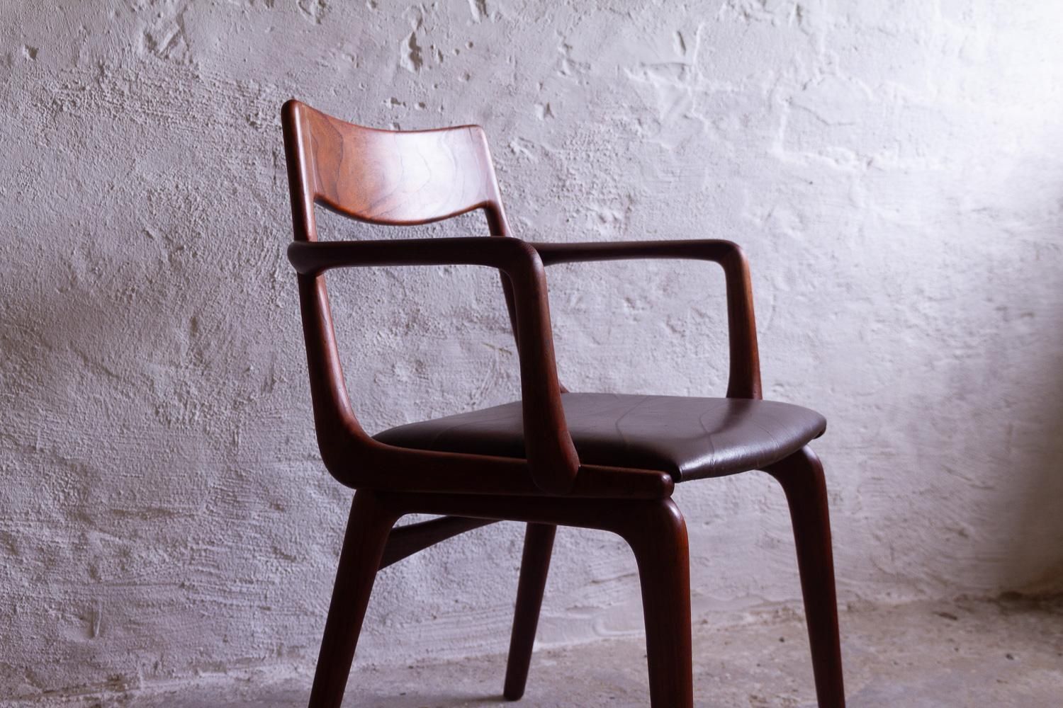 photo furniture Boomerang Teak Armchair By Alfred Christensen For Slagelse Møbelværk, 1960s