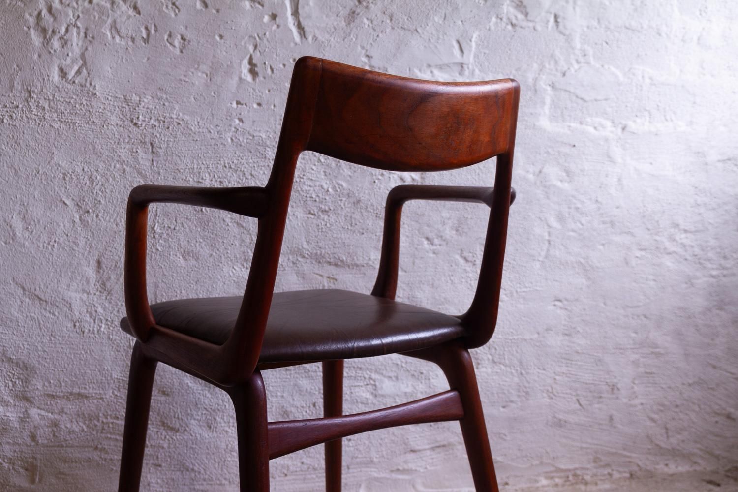 Furniture Boomerang Teak Armchair By Alfred Christensen For Slagelse Møbelværk, 1960s photo