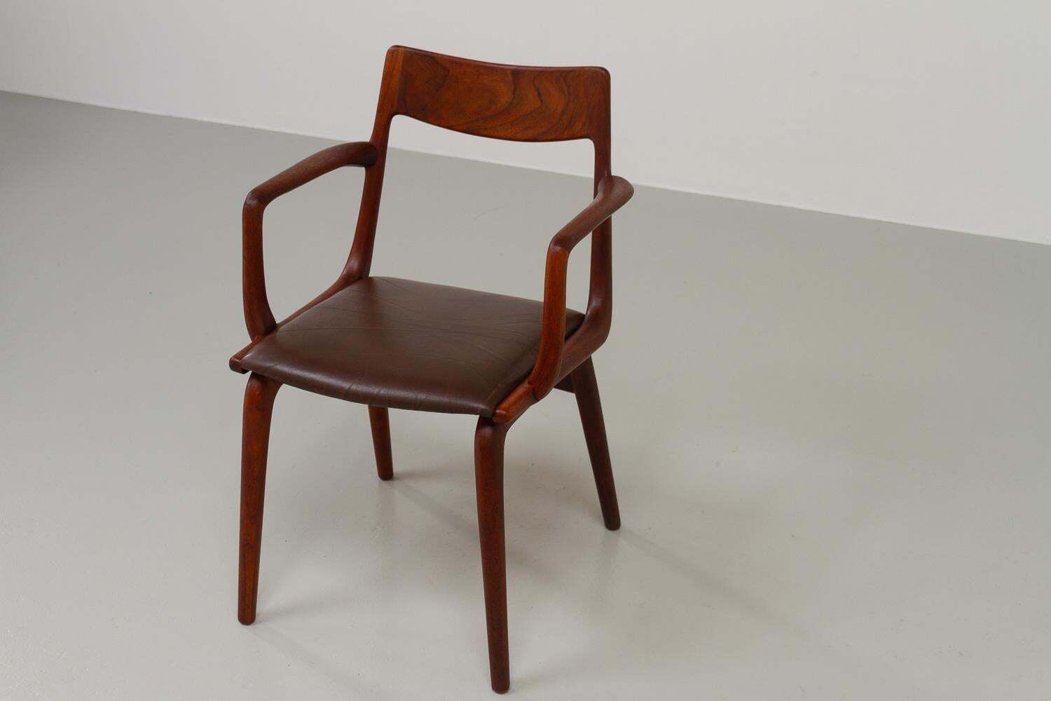 1356.0 Boomerang Teak Armchair By Alfred Christensen For Slagelse Møbelværk, 1960s photo