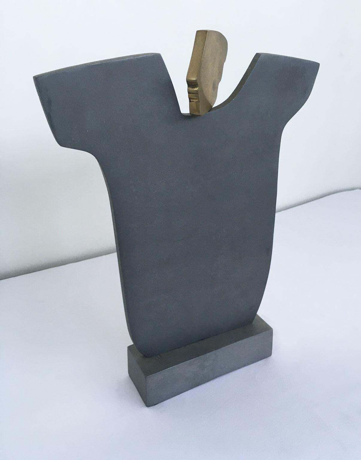 1980 Italy Abstract Bronze Sculpture Ottorino Tonelli Giulietta Juliet photo vinterior