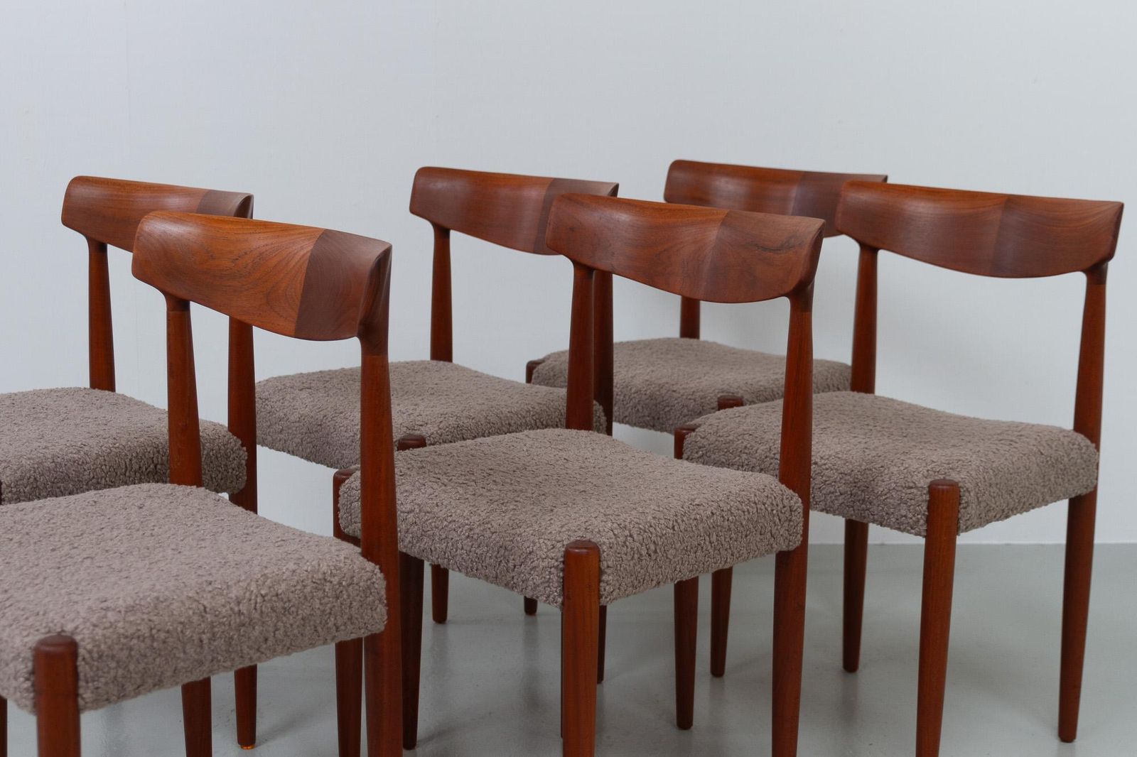 Danish Modern Teak Dining Chairs By Knud Færch For Slagelse, 1960s. Set Of 6. photo 3824.0