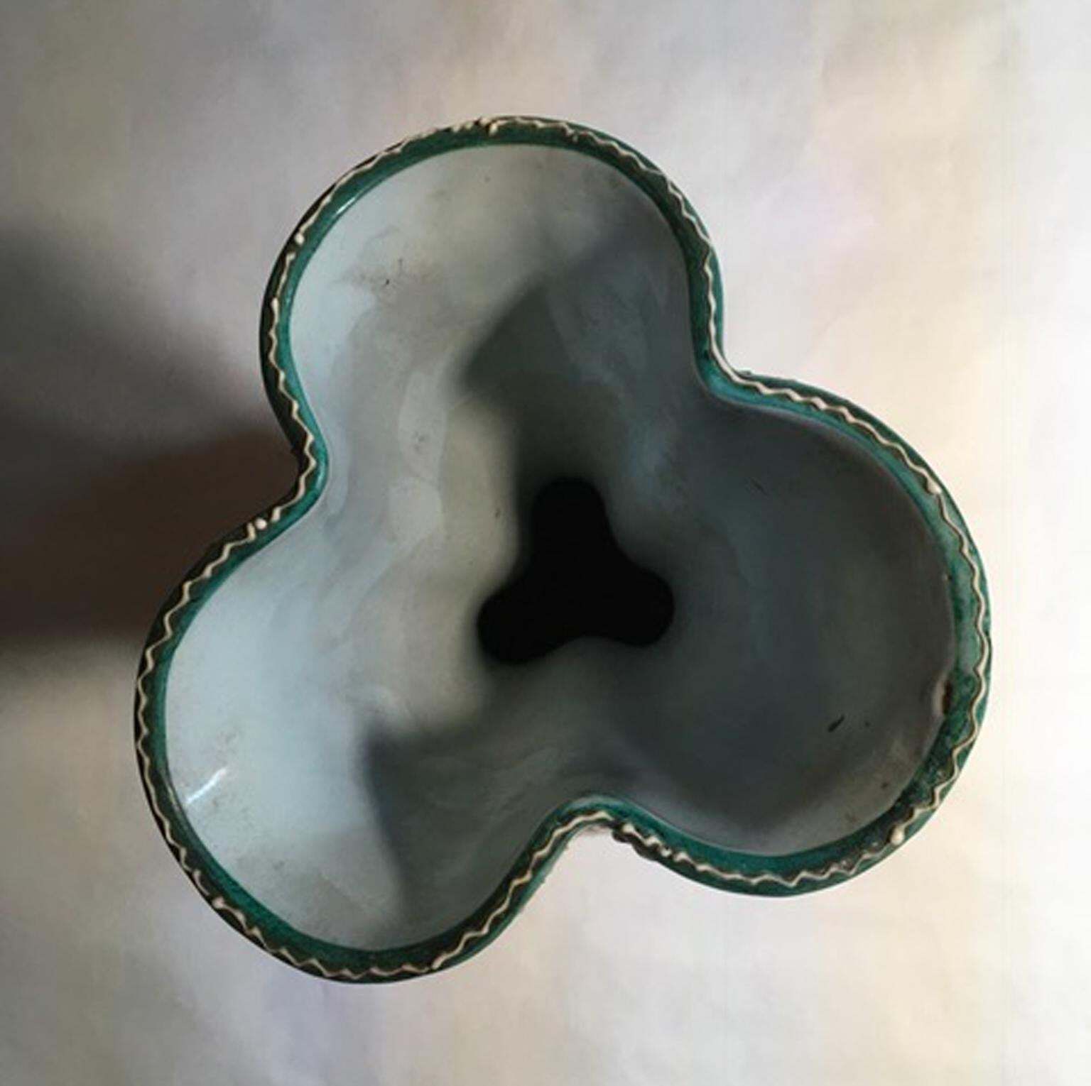 photo buy Vase en céramique émaillée blanche, Italie, années 1960