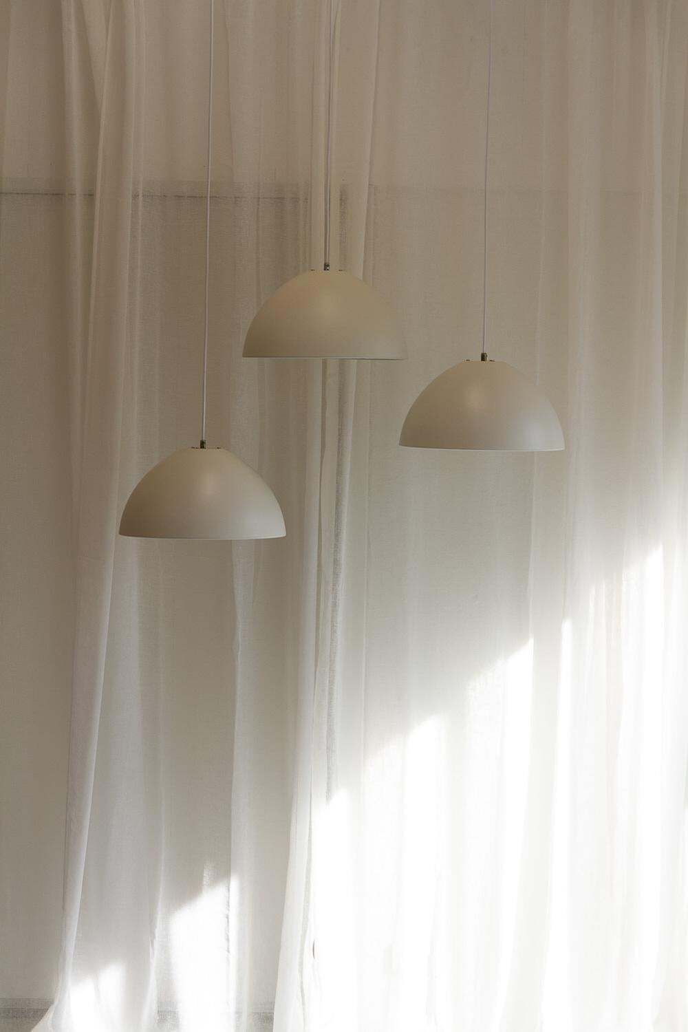 Vintage Danish "Dyssen" Pendant Lights By Asger Bc  Lys, 1980s. Set Of 3. photo furniture