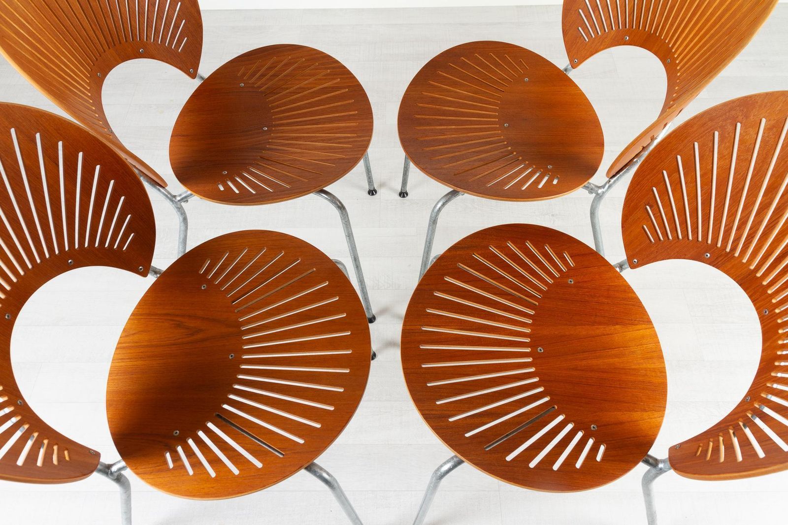Trinidad Teak Dining Chairs By Nanna Ditzel 1990s Set Of 4 photo vinterior