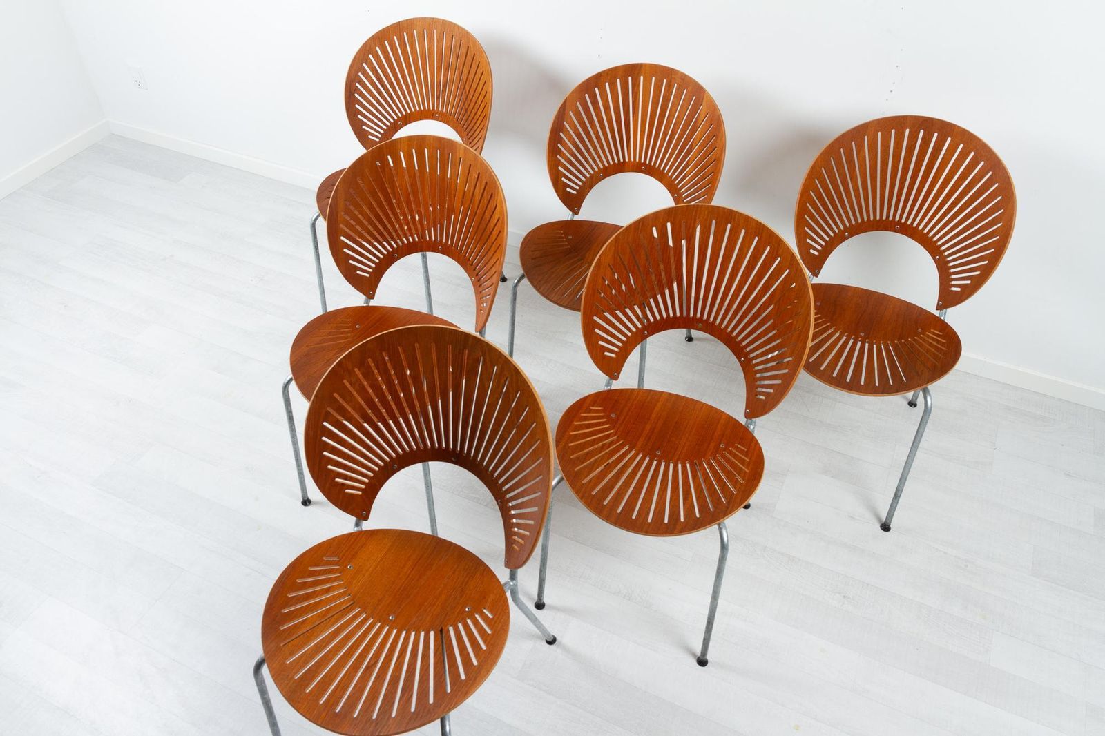 Trinidad Teak Dining Chairs By Nanna Ditzel 1990s Set Of 6 photo Furniture