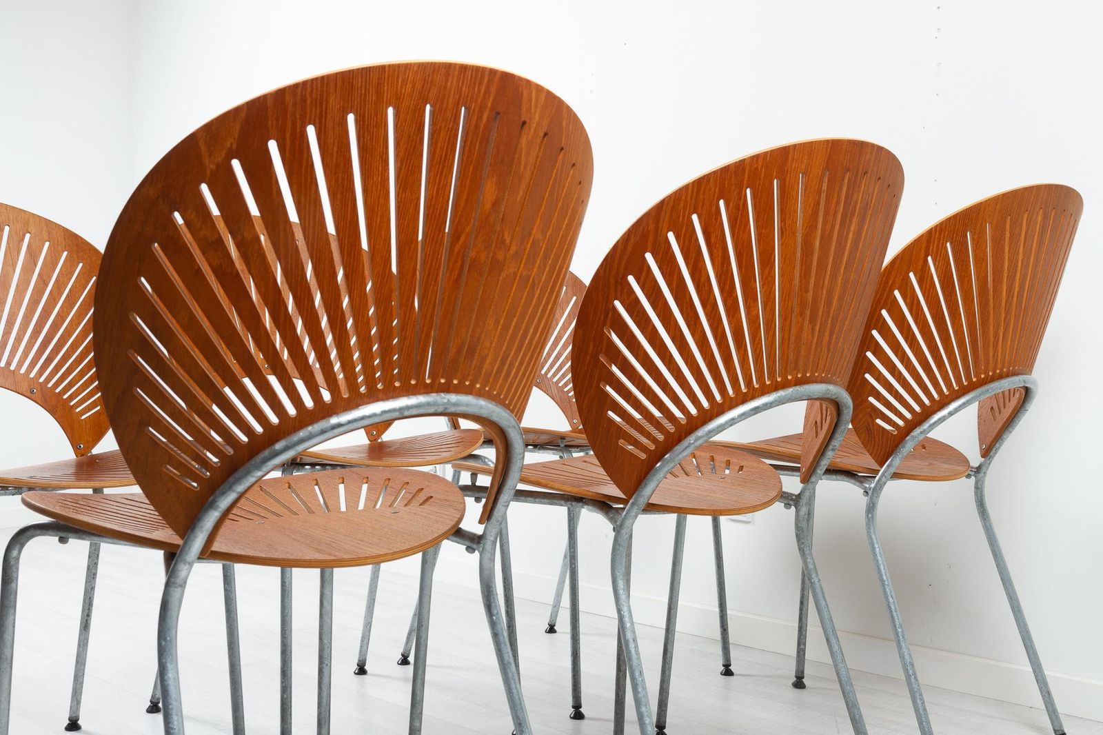 Furniture Trinidad Teak Dining Chairs By Nanna Ditzel 1990s Set Of 6 photo