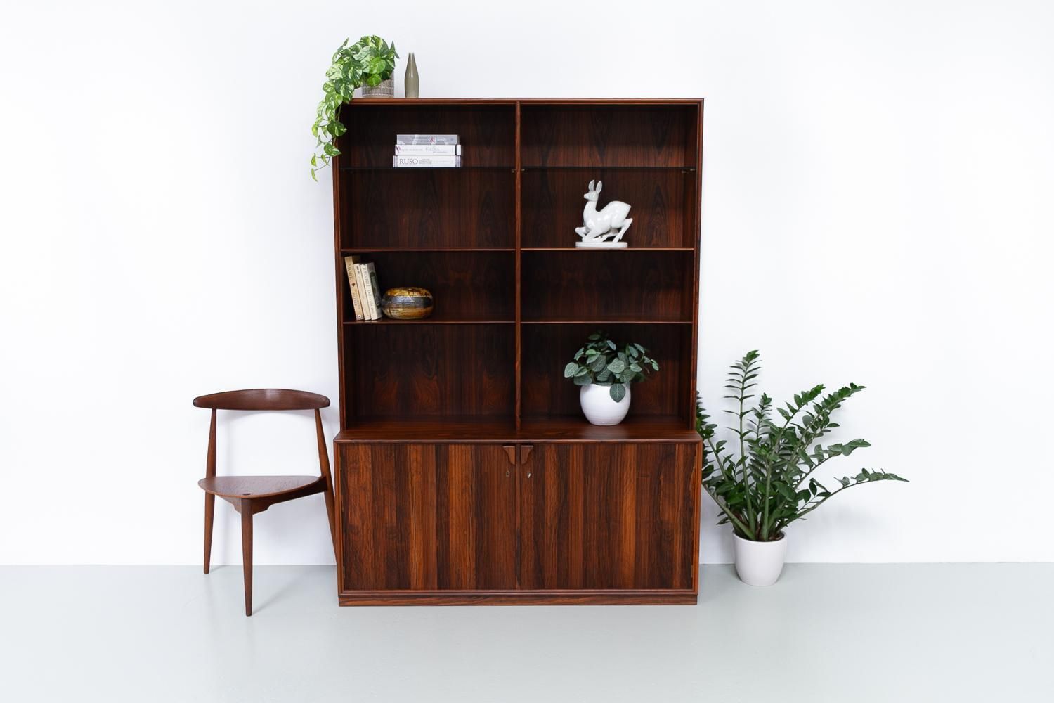 photo buy Danish Modern Rosewood Bookcase By Frode Holm For Illums, 1950s.