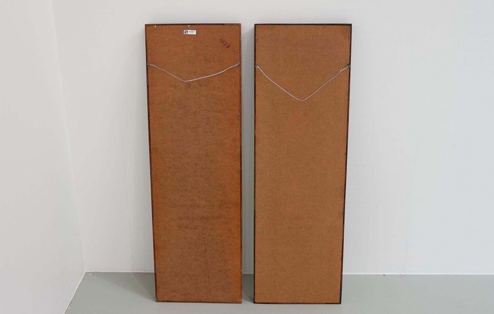 Danish Modern Rosewood Mirrors By Niels Clausen For Nc Møbler, 1960s. Set Of 2. photo vintage