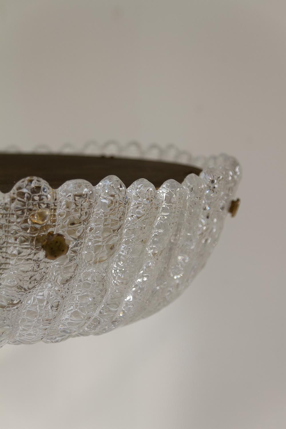 Scandinavian Orrefors Embassy Crystal Chandelier By Carl Fagerlund, 1960s. photo for sale