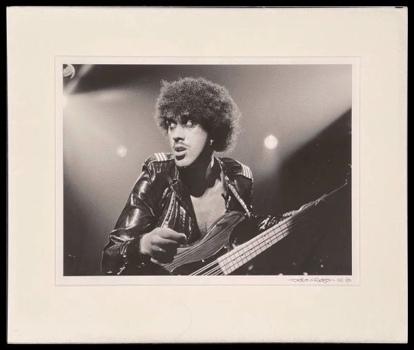 Denis O’ Regan Signed Photograph 1/5 – Phil Lynott, Thin Lizzy Live 1981