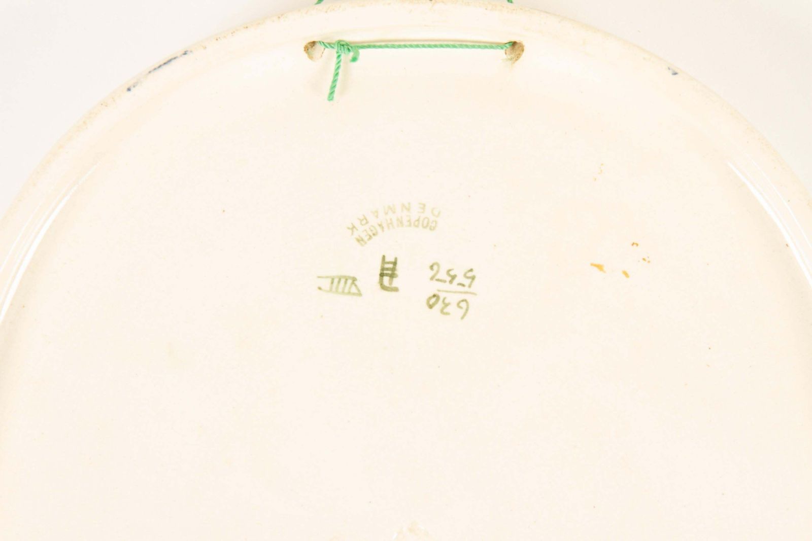 Antique Danish Christmas Porcelain Decorative Plate By Aluminia, 1908 photo 293.0