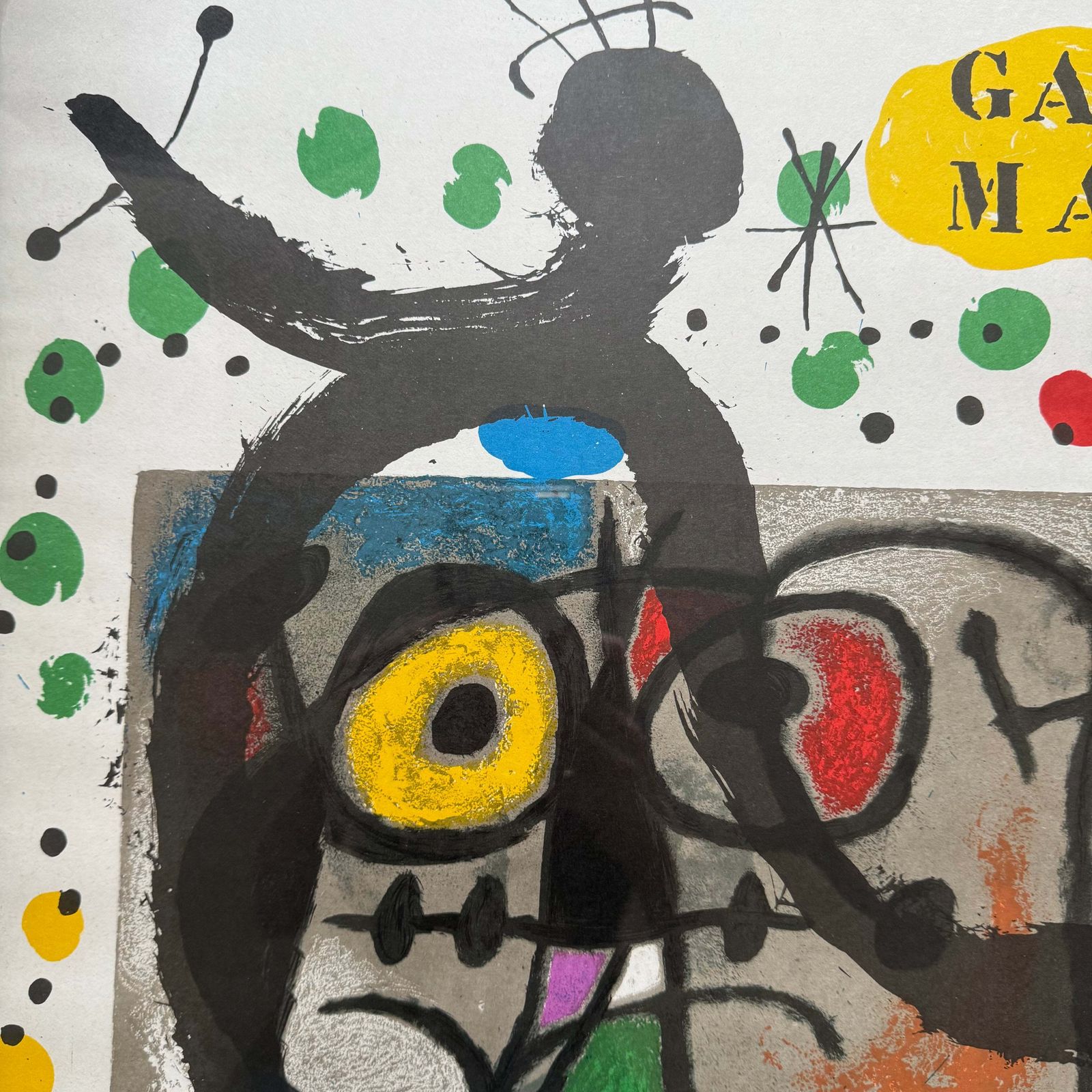 Joan Miró Galerie Maeght, 1960s photo vinterior