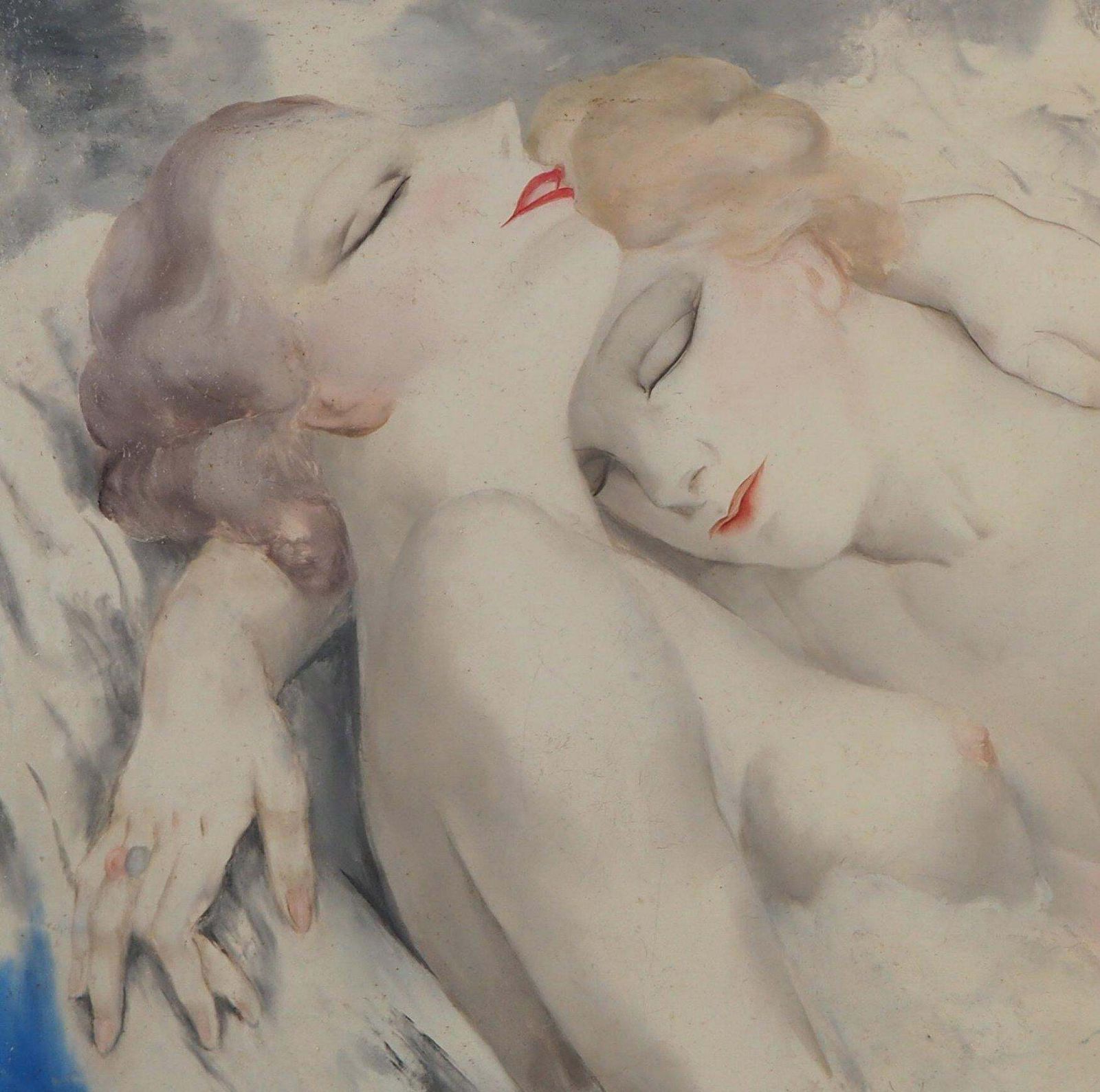 Asleep Ballerinas   Original Oil On Canvas   Signed photo Art