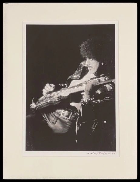 Denis O’ Regan Signed Photograph 1/5 – Phil Lynott Of Thin Lizzy On Tour