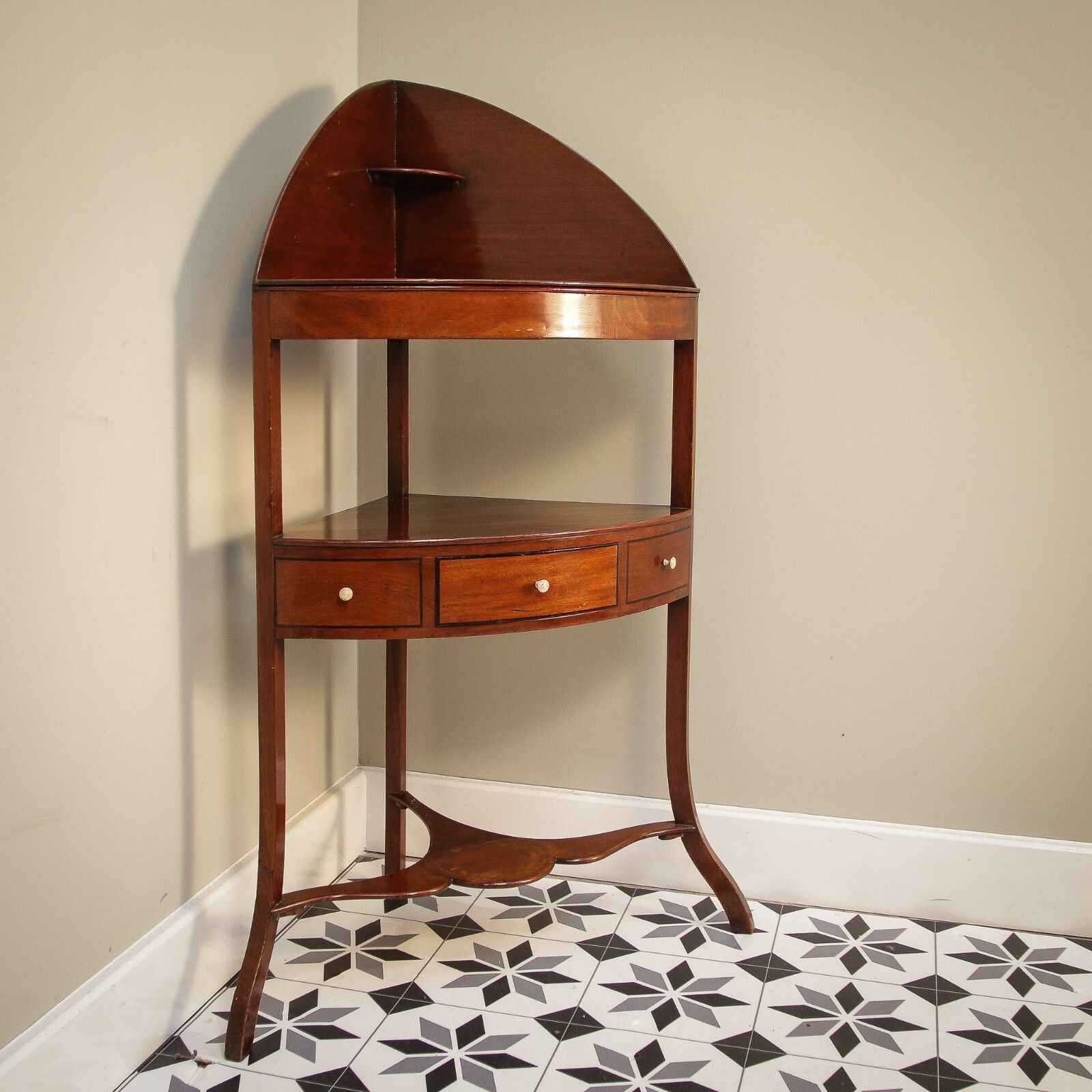 Antique George The III Mahogany Washstand photo furniture