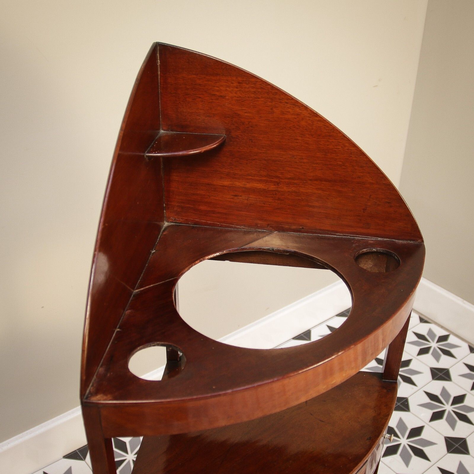 photo for sale Antique George The III Mahogany Washstand