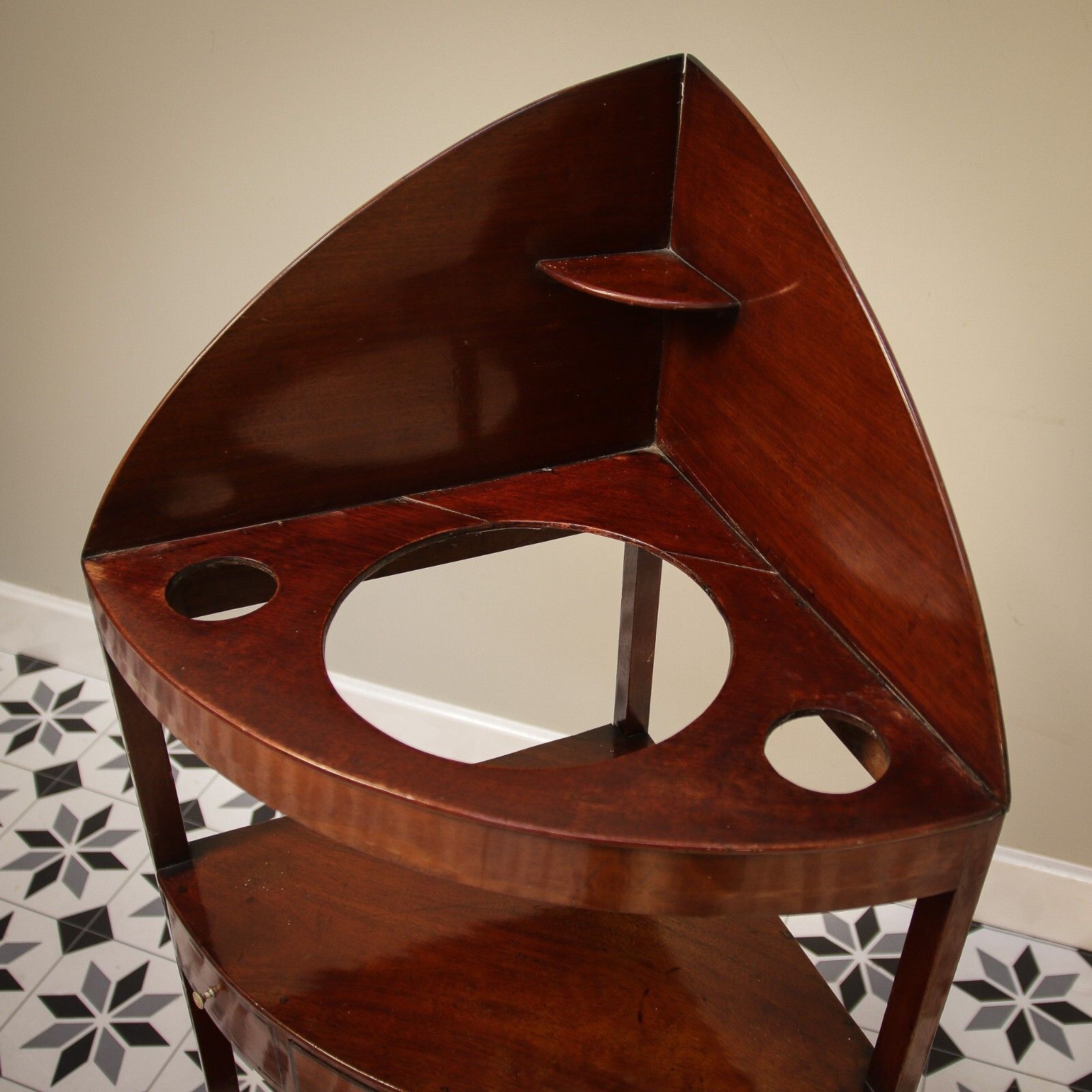 Furniture Antique George The III Mahogany Washstand photo