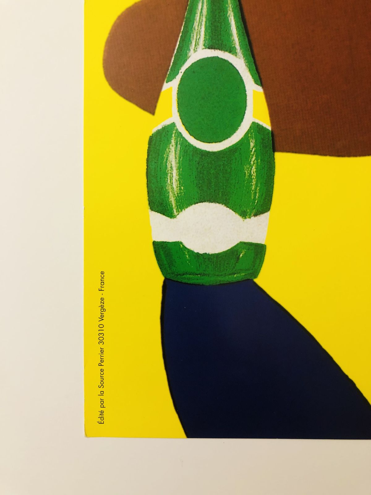 Bernard Villemot, C.A. 1990s   Perrier   Original Vintage Poster Cm 60 X 45,5 photo furniture