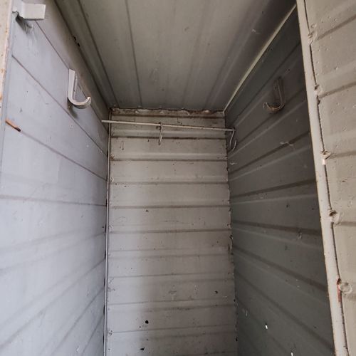 Rare 1940s Metal Factory Lockers – Handmade Industrial Storage, 6 Door, Storage photo 145.0