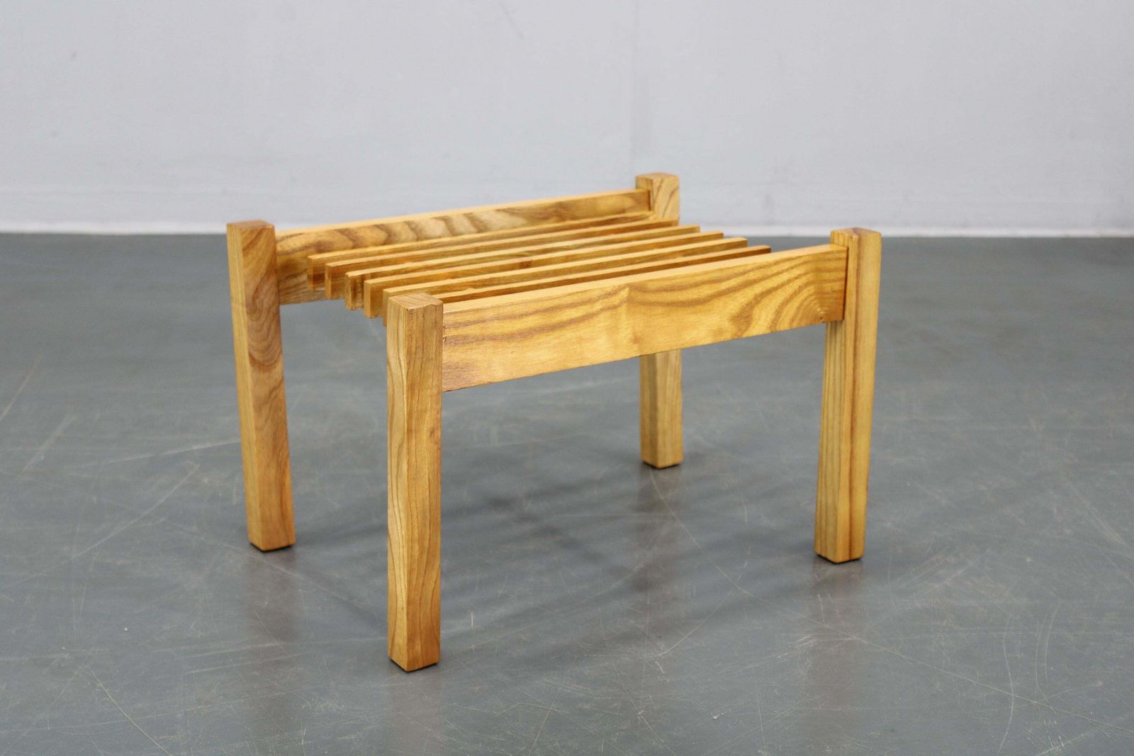 1960s Wooden Bench For Flower Pot, Czechoslovakia photo 237.0