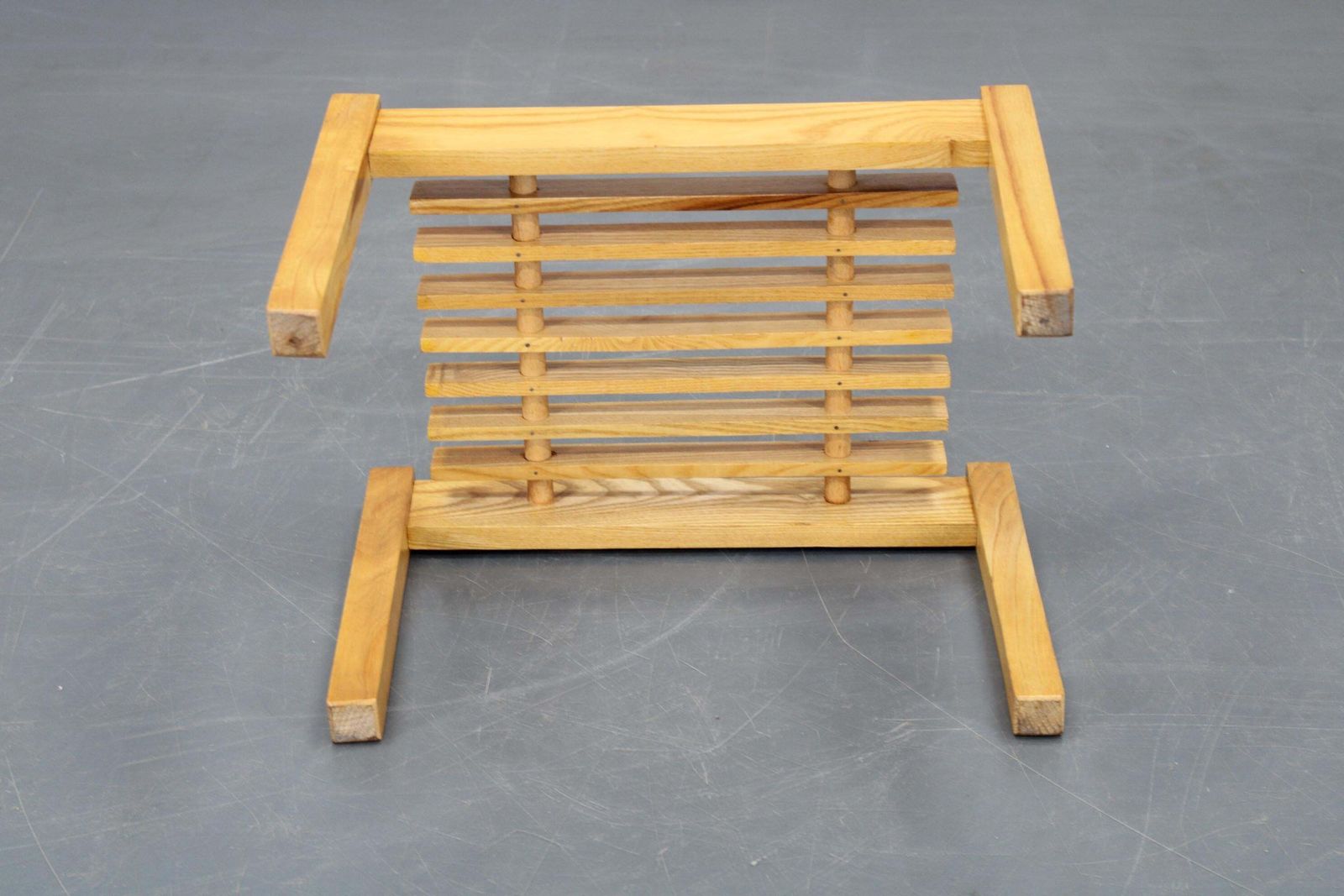 1960s Wooden Bench For Flower Pot, Czechoslovakia photo vinterior