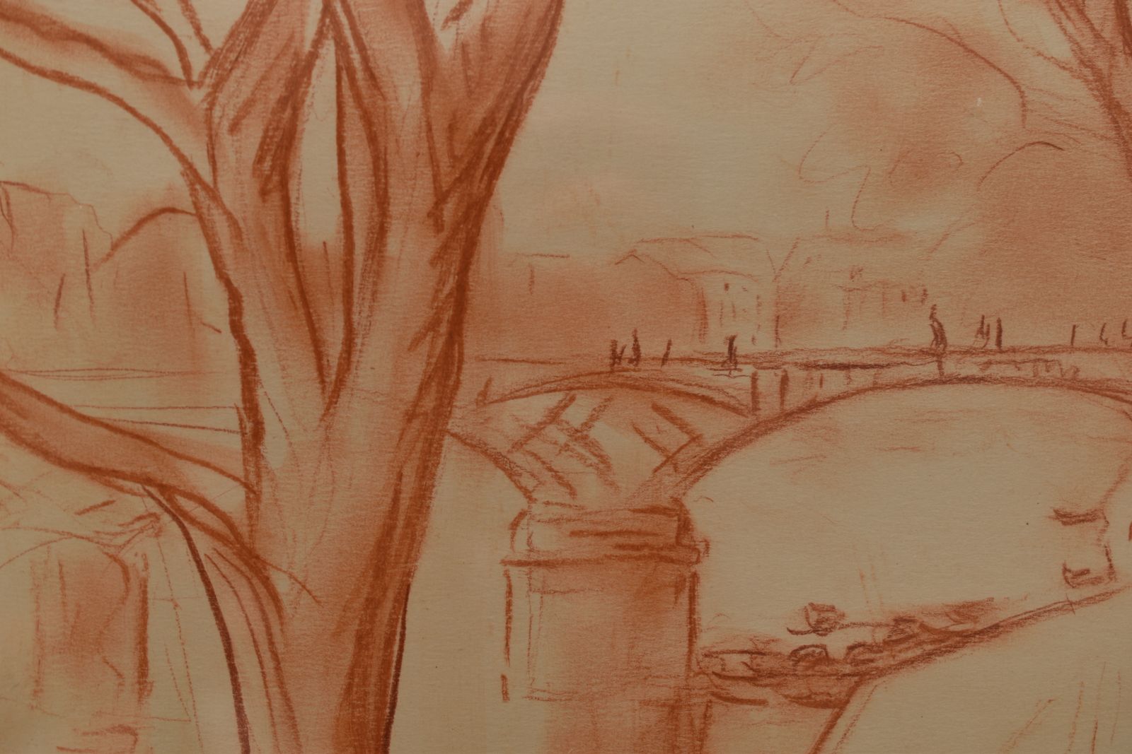 Adolphe Deteix, The Pont Des Arts Seen From The Rive Droite (Circa 1920) photo 200.0