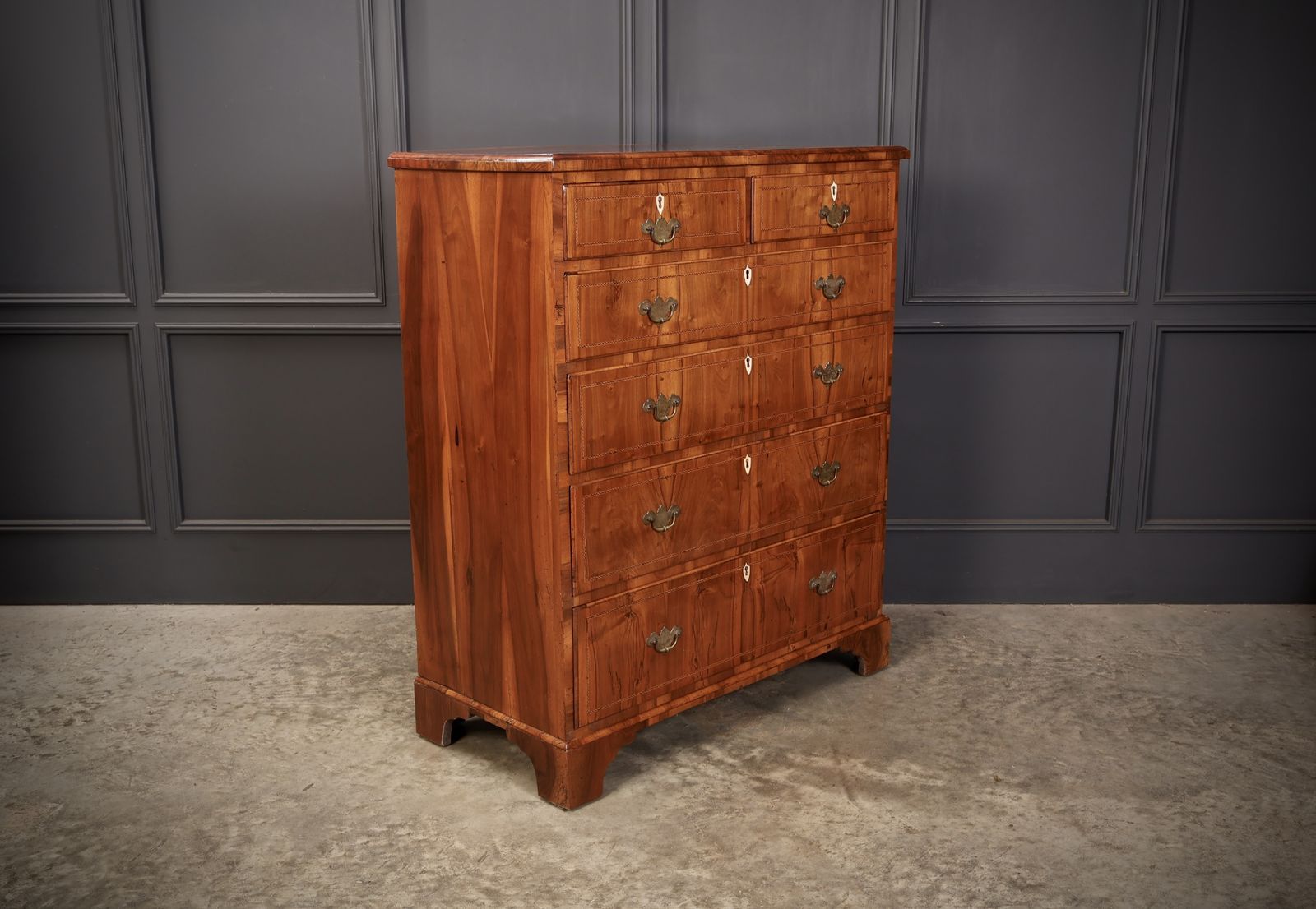 George III Walnut Chest Of Drawers photo Furniture