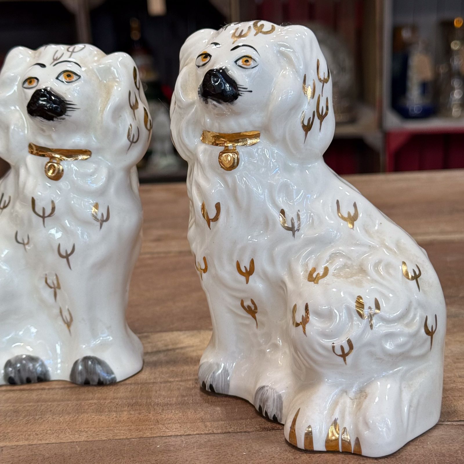 Beswick Pair Of 14cm X 10cm King Charles Spaniel Wally Dugs photo for sale