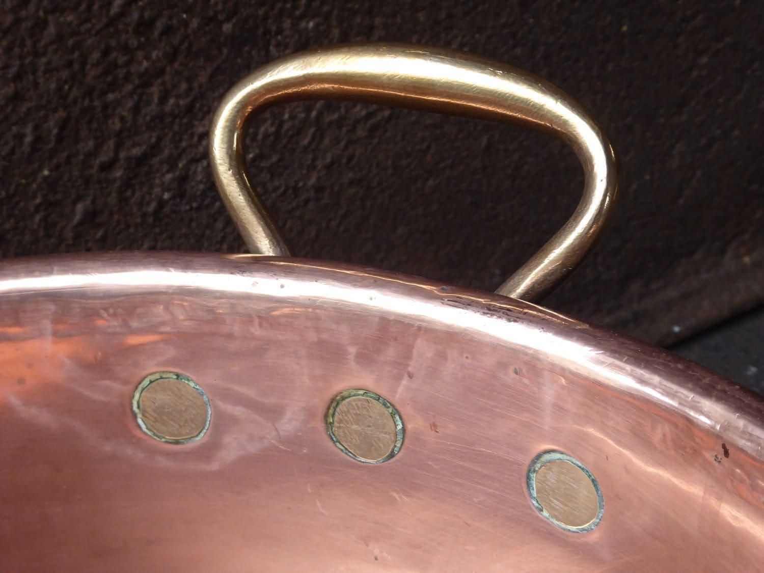 19th Century French Polished Copper Firewood Basket, Victorian Period photo 295.0