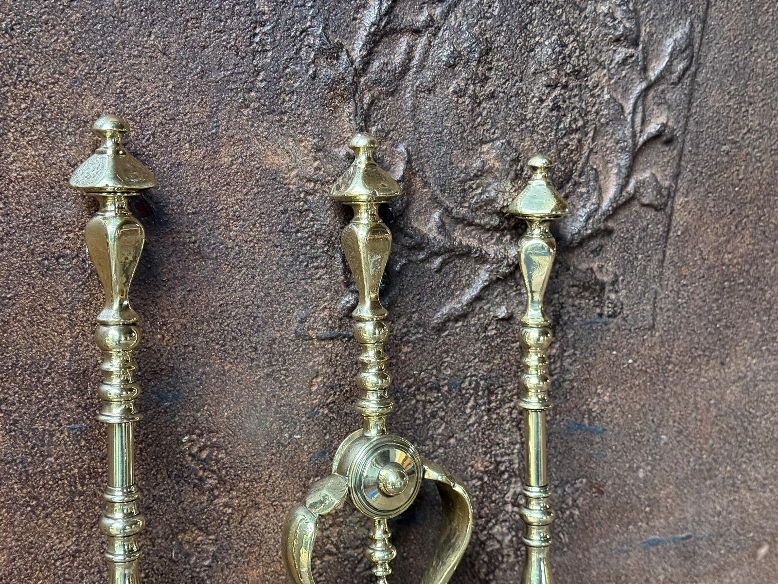 photo for sale Victorian Fireplace Tools Or Fire Irons, 19th Century, United Kingdom