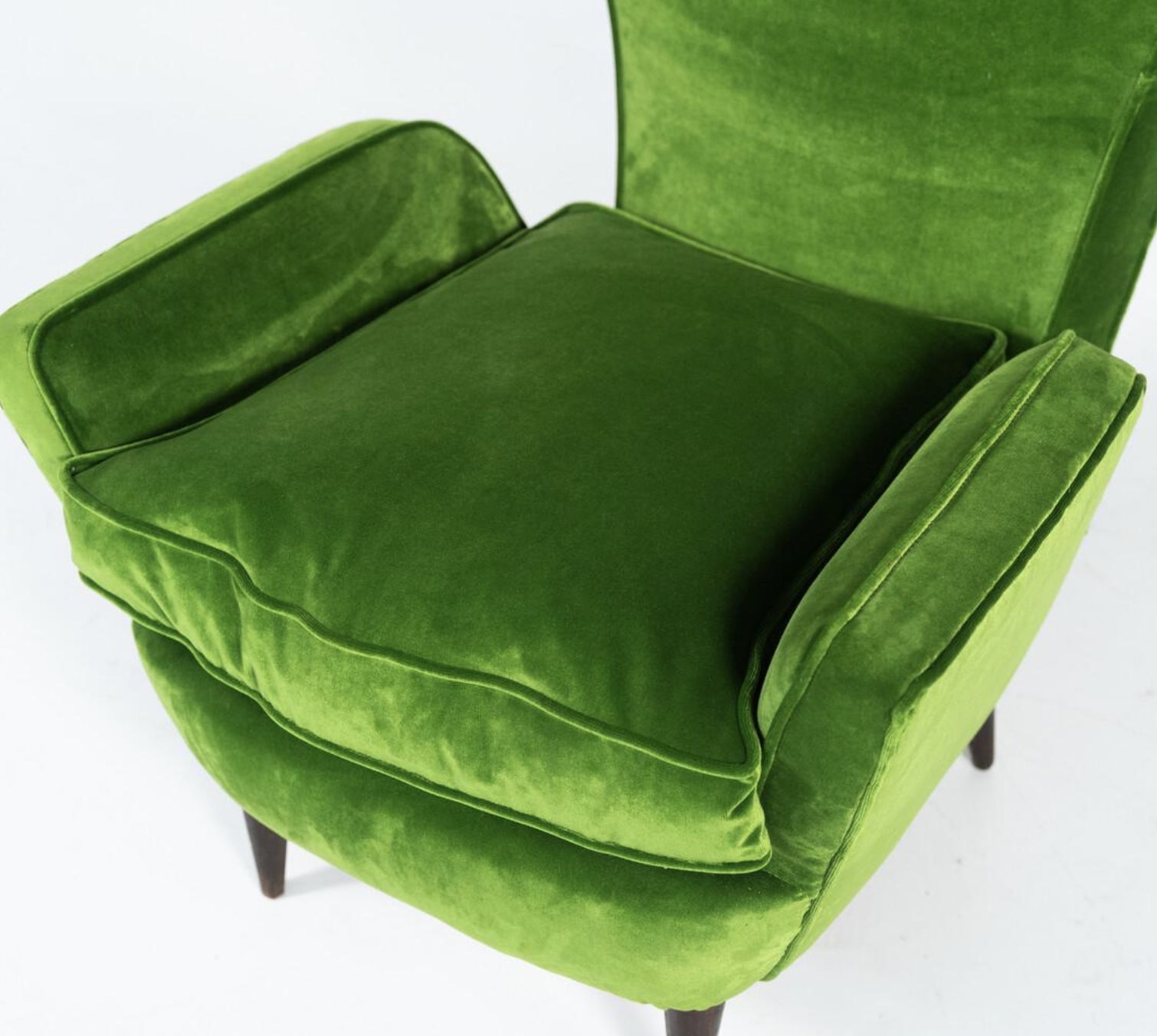 Modern Pair Of Armchairs By Emilia Sala And Giorgio Madini – New Upholstery photo for sale